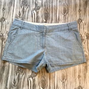 J Crew Chambray Short Size 8